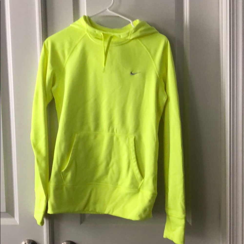 Highlighter Yellow Nike Therma-Fit Hoodie